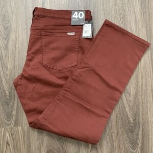 Joe's Jeans Men's 40x32 Red Sea Slim Fit 5- Pocket Pants Stretch Preppy NEW